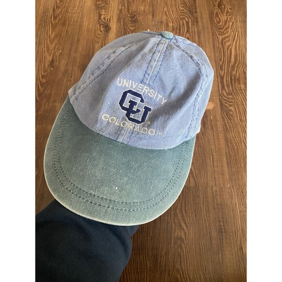 Champion Other - Colorado University Buffaloes Hat Cap Back One Size Gray Mens Leather Strap
